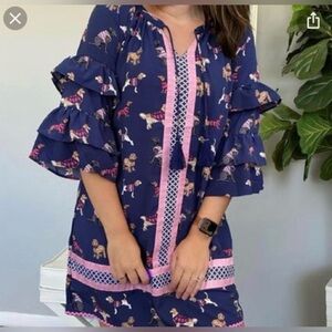 Simply Southern dress size small cutest dog print